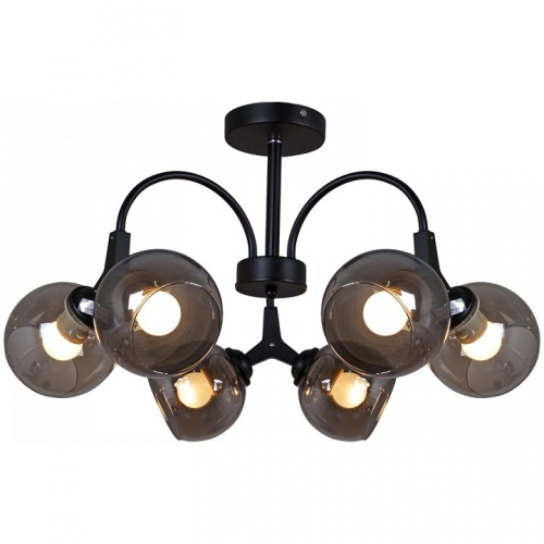 Люстра на штанге 01268-0.3-06 BK+CR в Нижнем Новгороде фото 5
