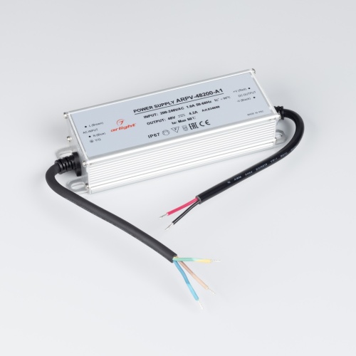 Блок питания ARPV-48200-A1 (48V, 4.2A, 200W) (Arlight, IP67 Металл, 3 года) в Серове