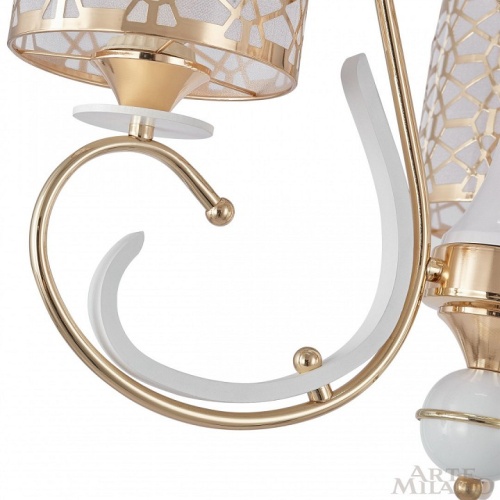Подвесная люстра Arte Milano Florentia-1237 301237/3 Wh/Gd в Нижнем Новгороде фото 7