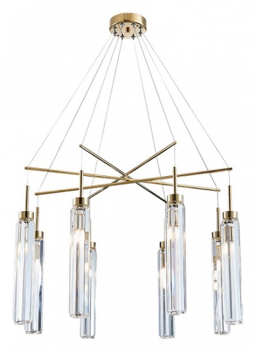 Подвесная люстра Newport 4520 4524+4/S gold в Нижнем Новгороде фото 2