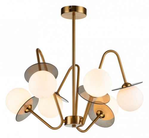 Люстра на штанге Indigo Jazz 11020/6R Brass в Нижнем Новгороде фото 4