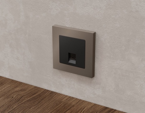 Розетка Ethernet RJ-45 и со шторками, без рамки Ambrella Volt ALFA MA812005 в Нижнем Новгороде фото 2