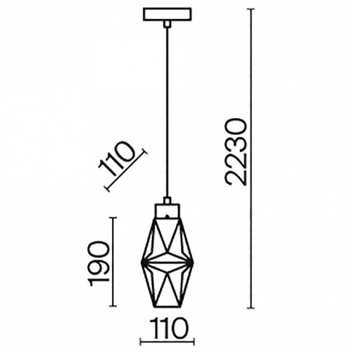 Подвесной светильник Maytoni Coctail time MOD325PL-01G в Липецке фото 5