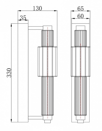 Бра Maytoni Verticale MOD308WL-L9CG3K в Бугульме фото 5