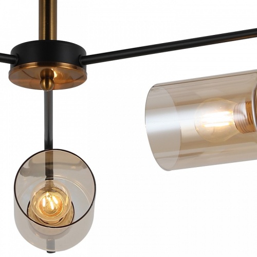 Люстра на штанге ILLUMICO  IL8248-3COU-79 BK GD в Нижнем Новгороде фото 2