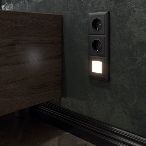 Заглушка для поста с подсветкой, без рамки Werkel черный W1154308 в Нижнем Новгороде фото 2