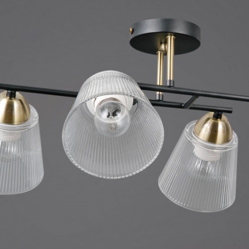 Люстра на штанге ILLUMICO IL0845 IL0845-4CSQ-25BKAB ELITE в Нижнем Новгороде фото 2