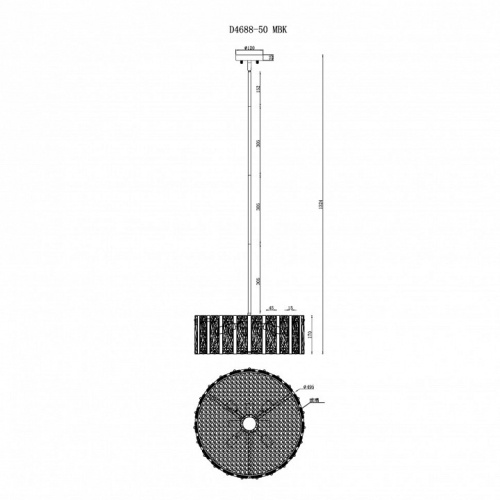 Светильник на штанге iLamp Panorama D4688-50 MBK в Нижнем Новгороде фото 2
