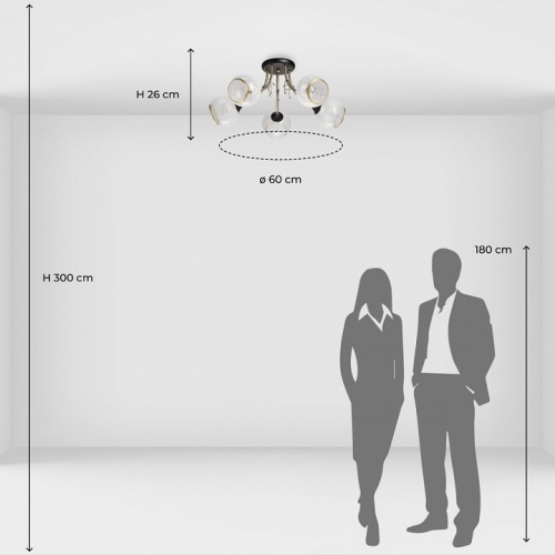 Потолочная люстра De City Грация 20 677014505 в Нижнем Новгороде фото 4