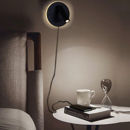 Бра 86203-9.2-001KT LED12W+USB BK в Нижнем Новгороде фото 3