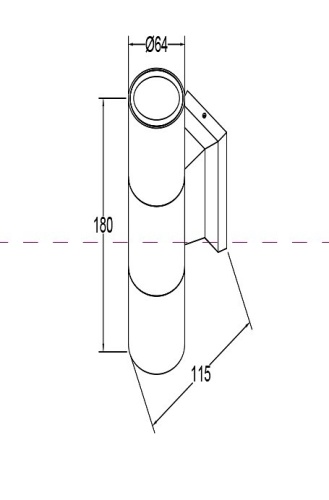 Светильник на штанге Maytoni Bowery O574WL-02B в Качканаре фото 3