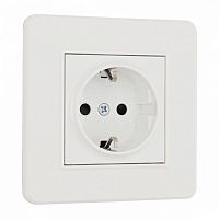 Розетка с заземлением и со шторкой Arte Milano SET16-1 SET16-1-40-1 white в Нижнем Новгороде