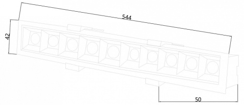 Встраиваемый светильник Favourite Roshni 3084-10C в Иланском фото 5