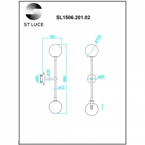 Бра ST-Luce Chieti SL1506.201.02 в Омске фото 5