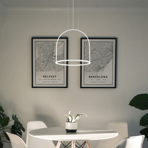 Подвесной светильник Eurosvet Over 90322/1 белый в Нижнем Новгороде фото 3