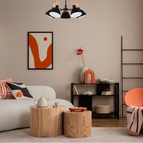 Люстра на штанге EVOLUCE VISTA SLE1256-402-05 в Нижнем Новгороде фото 7