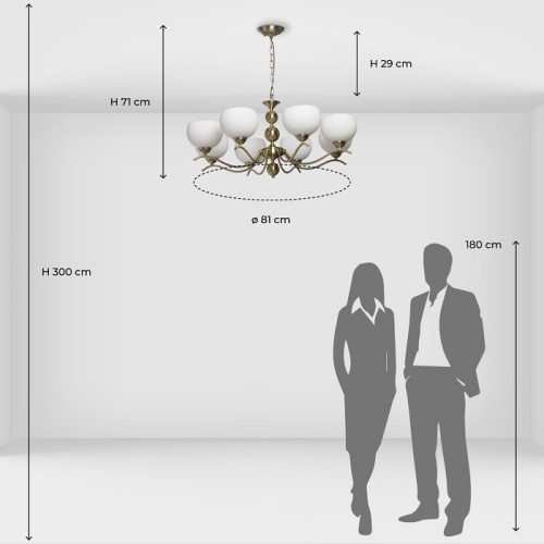 Подвесная люстра MW-Light Фелиция 28 347019808 в Коркино фото 6