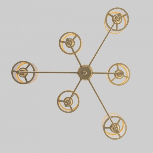 Люстра на штанге Eurosvet Inari 60144/6 золото в Нижнем Новгороде фото 2