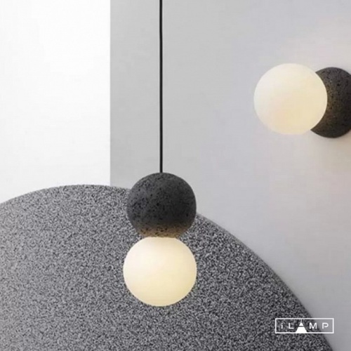 Накладной светильник iLamp Foxtrot 10695W/1-D100 BK-WH в Нижнем Новгороде фото 2