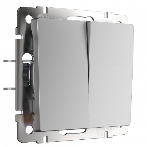 Выключатель проходной двухклавишный без рамки Werkel  W1122006 в Нижнем Новгороде