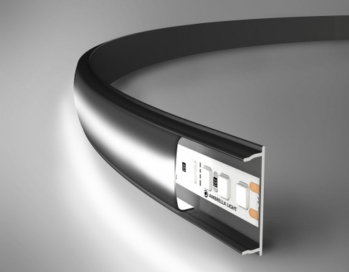 Профиль накладной гибкий Ambrella Light GP GP1600BK/BK в Нижнем Новгороде фото 10