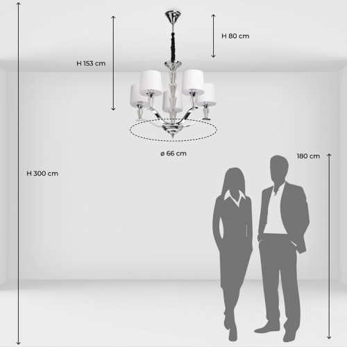 Подвесная люстра MW-Light Палермо 29 386018305 в Старом Осколе фото 4