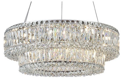 Подвесная люстра Newport 8450 8450+18/S chrome в Нижнем Новгороде