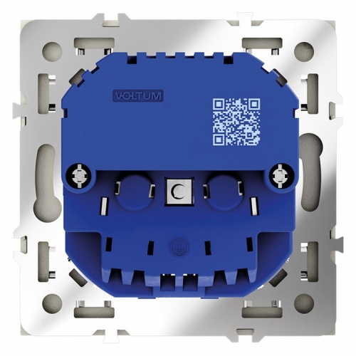 Розетка с заземлением и со шторкой и 2хUSB type A и C, без рамки Voltum S70 VLS040505 в Нижнем Новгороде фото 2