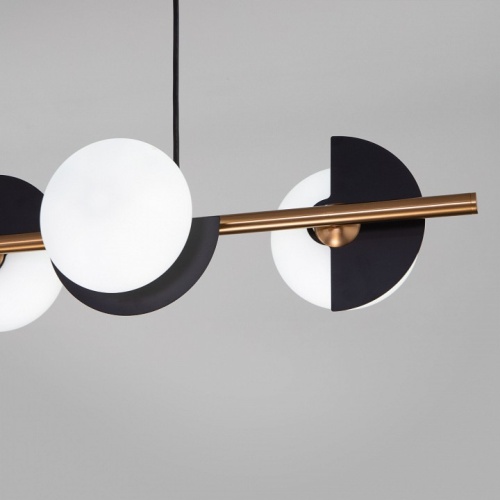 Подвесная люстра Eurosvet Moity 70149/4 черный/латунь в Нижнем Новгороде фото 2