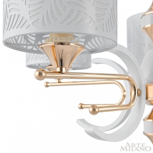 Подвесная люстра Arte Milano Florentia-2097 302097/8 Wh/Gd в Нижнем Новгороде фото 3