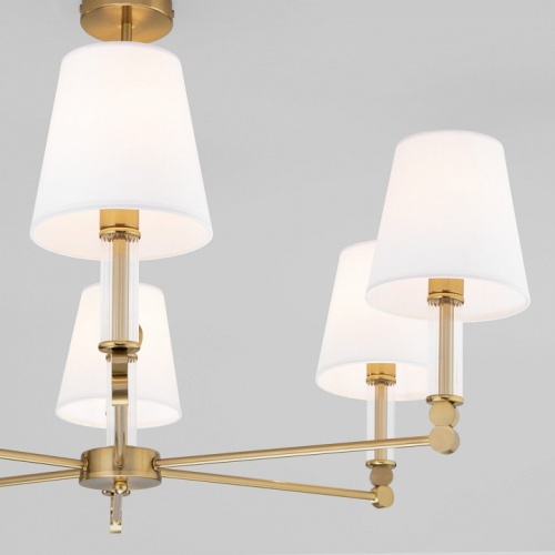 Люстра на штанге Eurosvet Conso 60145/6 латунь в Нижнем Новгороде фото 2