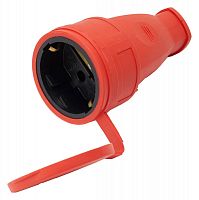 Розетка переносная разборная с заземлением и крышкой Stekker Одри 39195 в Нижнем Новгороде