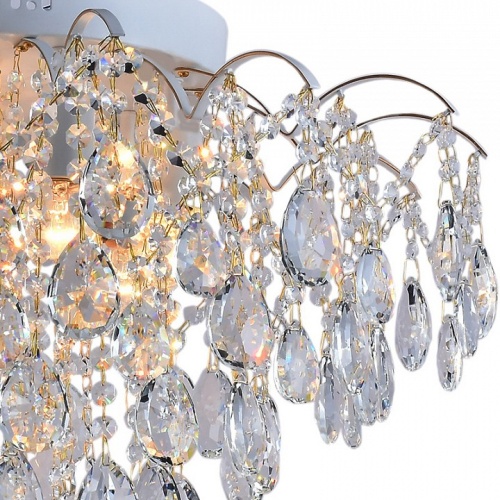 Потолочная люстра  04039-0.3-07 WH+GOLD PN в Нижнем Новгороде фото 2