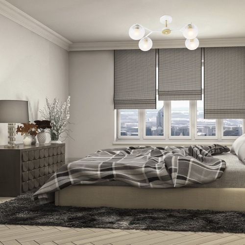 Люстра на штанге Escada Avignon 1130/4PL White в Нижнем Новгороде фото 4