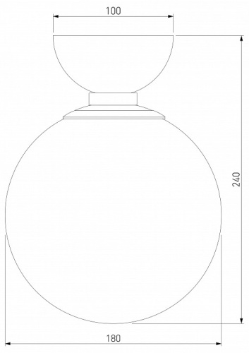 Накладной светильник Eurosvet Bubble a062582 в Кольчугино фото 2