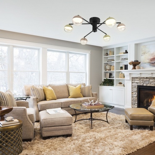 Люстра на штанге Escada DIVERSE 10271/6LED Gold/Copper в Нижнем Новгороде фото 2