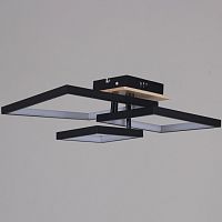 Люстра на штанге 98560-0.3-03 BK+WOOD в Нижнем Новгороде