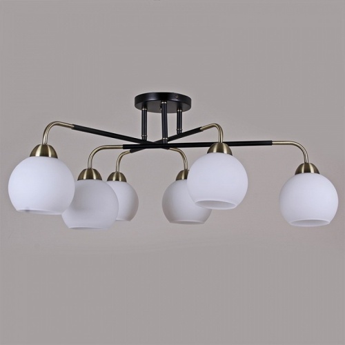 Потолочная люстра ILLUMICO  IL0252-6CSQ-79 BK AB в Нижнем Новгороде