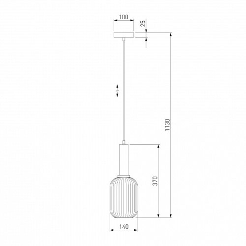 Подвесной светильник Eurosvet Bravo 50181/1 дымчатый в Ермолино фото 3