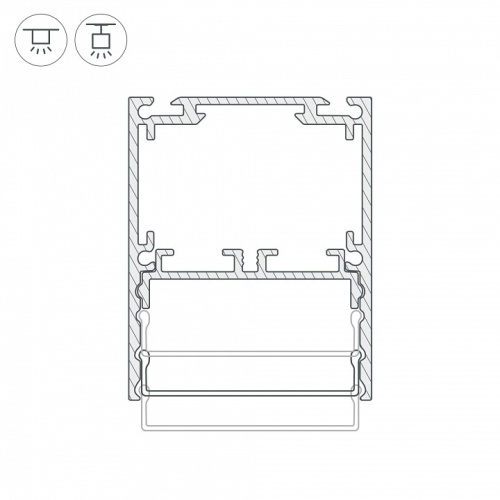 Профиль накладной Arlight SL-LINE 044666 в Нижнем Новгороде фото 8