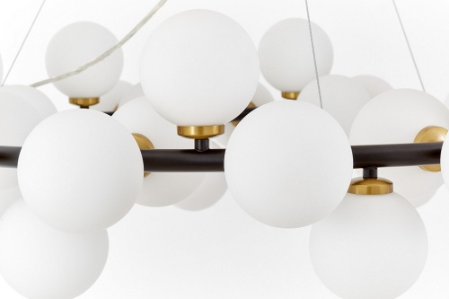 Подвесная люстра LUMINA DECO MARSIADA LDP 6033-40 BK+MD в Нижнем Новгороде фото 9