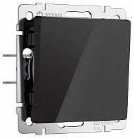 Выключатель проходной одноклавишный без рамки Werkel черный акрил W1112048 в Нижнем Новгороде