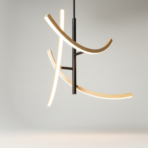 Люстра на штанге Maytoni Wabi MOD428PL-L27BK в Нижнем Новгороде фото 7