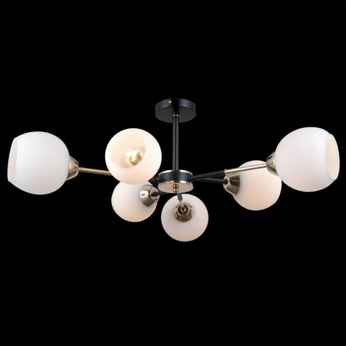 Люстра на штанге ILLUMICO LIBRA IL0715-6CSQ-24 BK GD LIBRA в Нижнем Новгороде фото 2