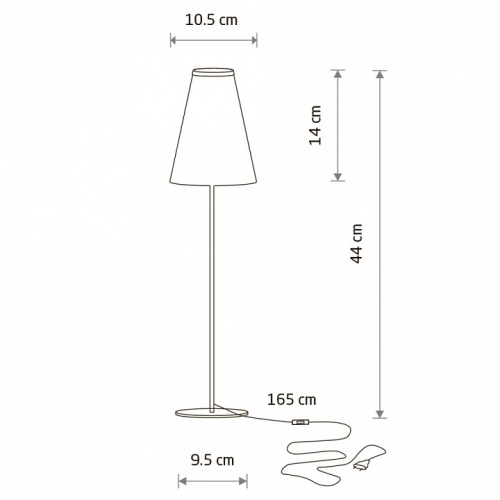 Настольная лампа декоративная Nowodvorski Trifle 7758 в Нижнем Новгороде фото 3