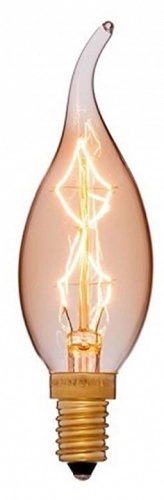 Лампа накаливания Elektrostandard Ретро лампа Эдисона E14 40Вт 2000K CW35 40W E14 в Нижнем Новгороде