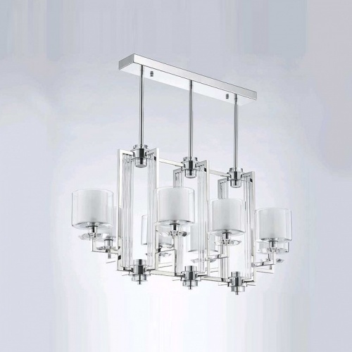 Люстра на штанге Newport 4400 4408/S chrome в Нижнем Новгороде