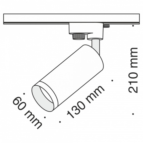 Светильник на штанге Maytoni Focus TR004-1-GU10-W в Тюмени фото 2