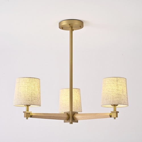 Люстра на штанге Imperiumloft Jorgenson Beige/Light wood STAVRA01 в Нижнем Новгороде фото 3