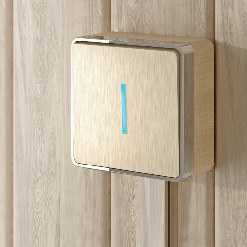 Выключатель одноклавишный с подсветкой Werkel Gallant (шампань рифленый) W5010110 в Нижнем Новгороде фото 2